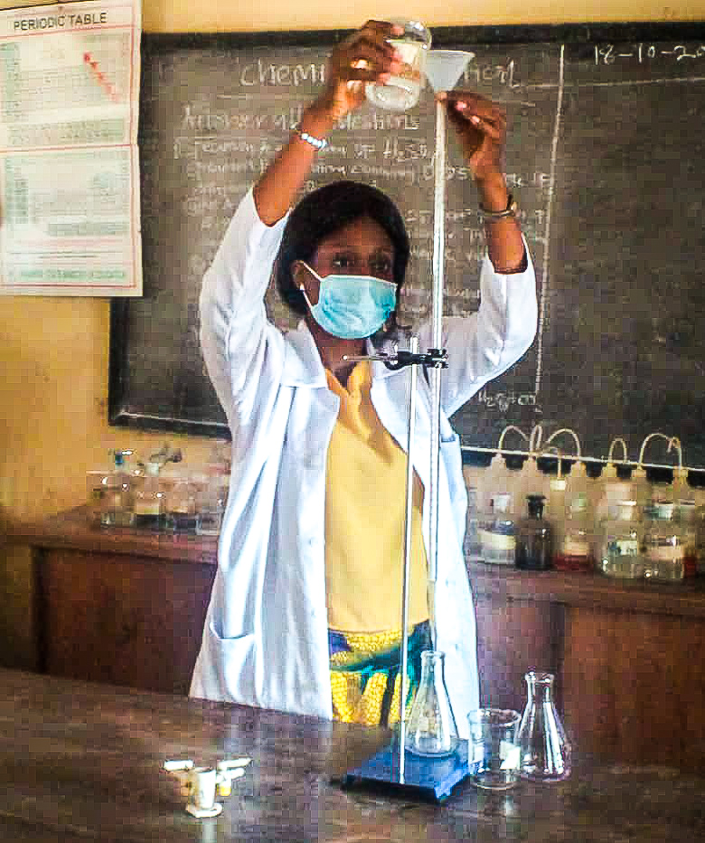 Real scientific laboratory research